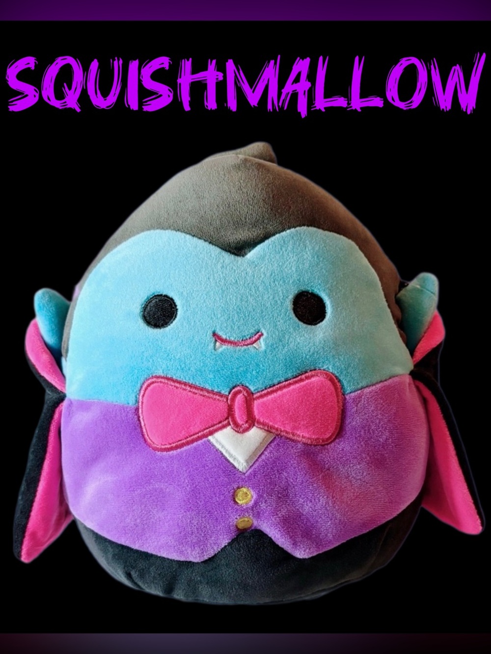 Vanda the Neon Vampire Squishmallow NWT Halloween Plushie